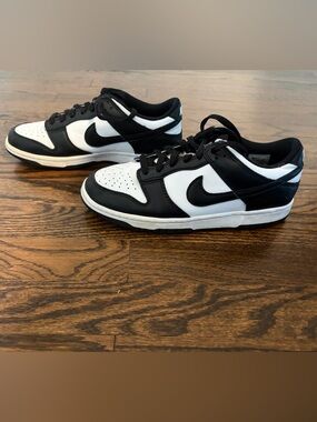 Nike Panda Dunk Black and White Low-Top Sneakers Youth 7